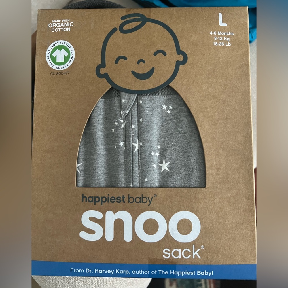 NIB snoo sleep sack size large